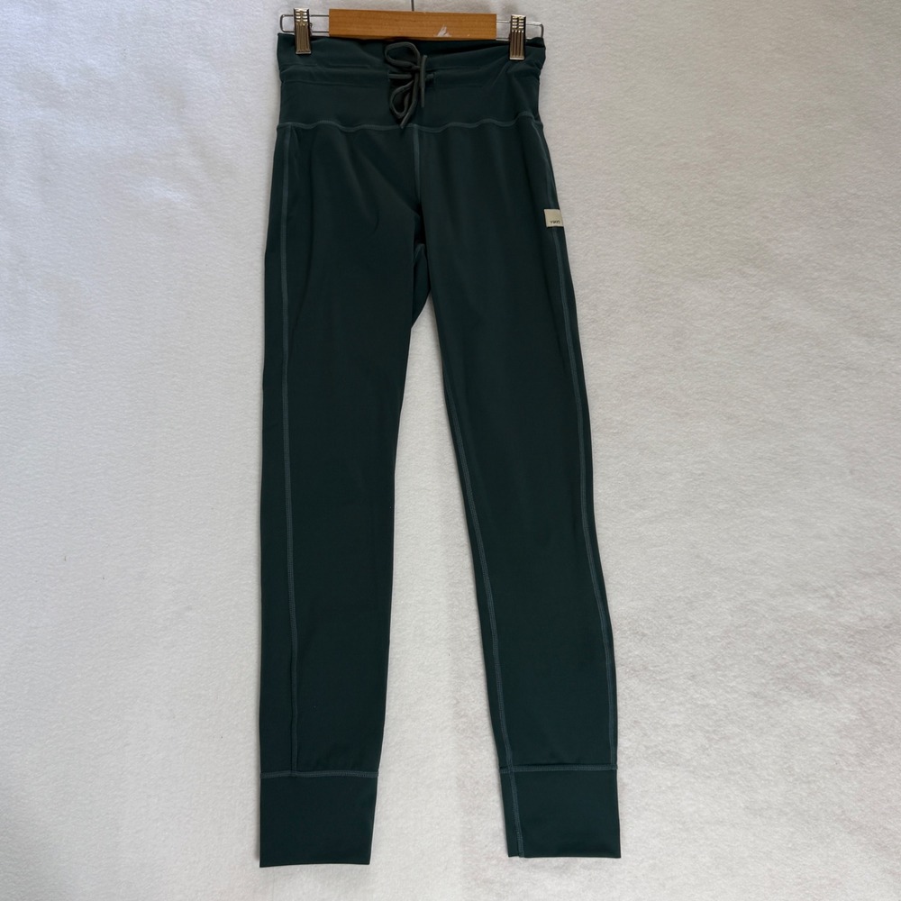 Vuori Womens High Rise Drawstring Performance Leggings Size XS Gorpcore